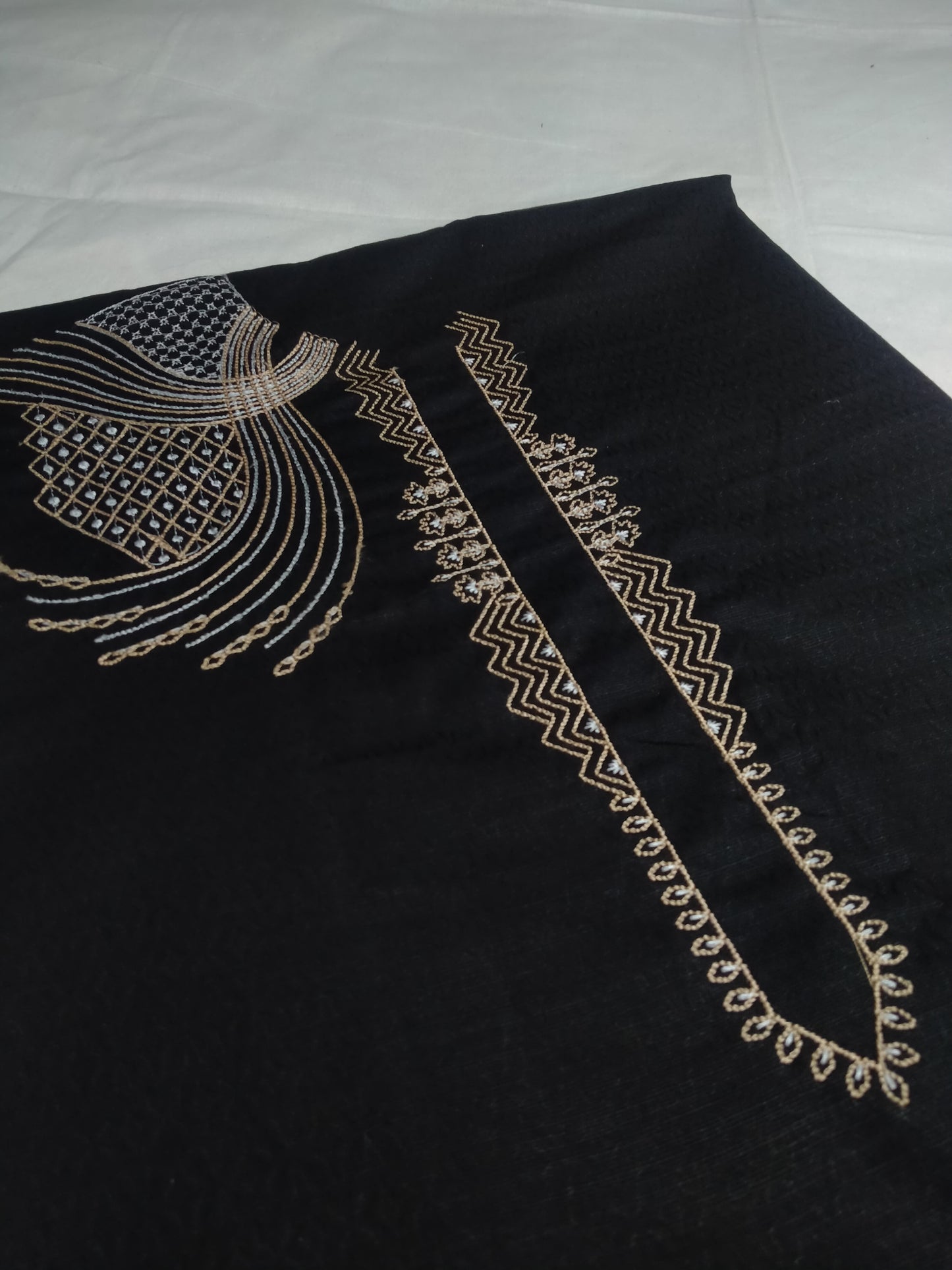 Premium Mughlai Embroidered Kurta Salwar Fabric (unstitched)