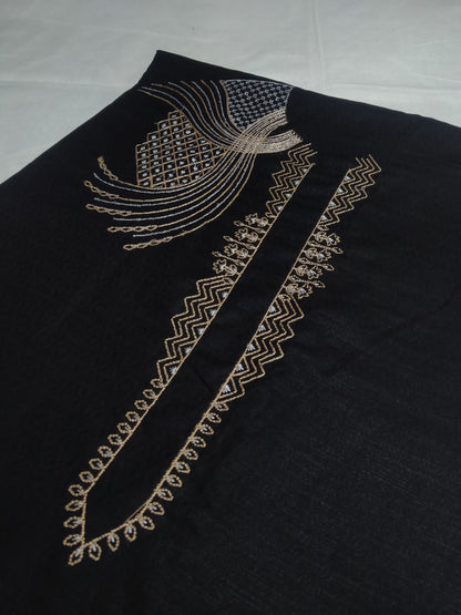 Premium Mughlai Embroidered Kurta Salwar Fabric (unstitched)