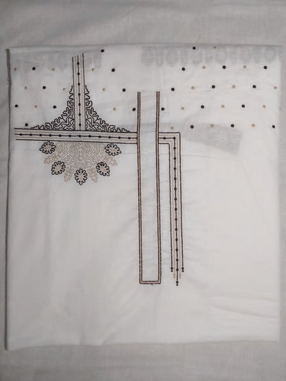Premium Mughlai Embroidered Kurta Salwar Fabric (unstitched)