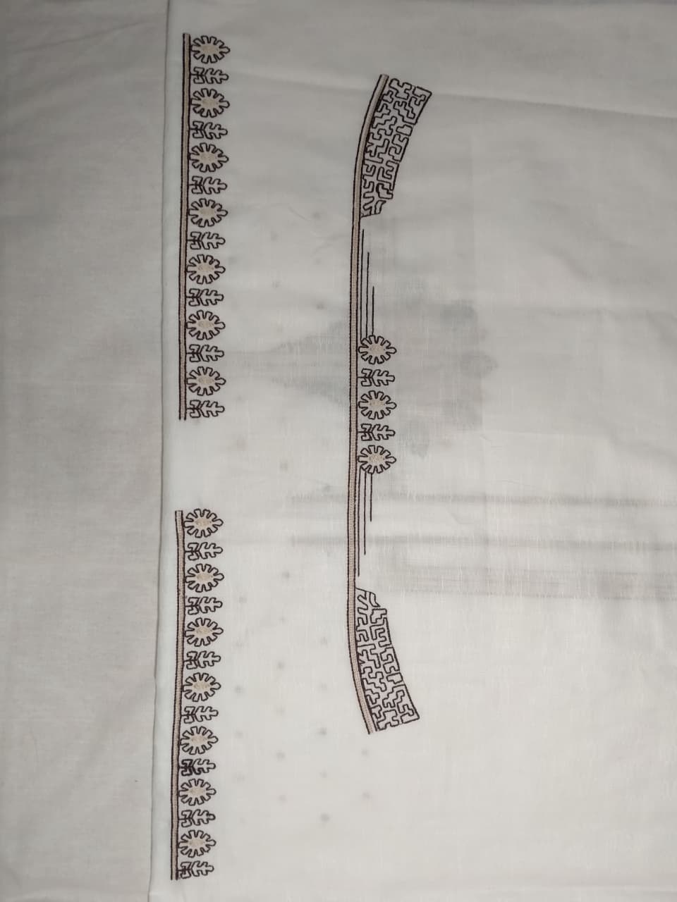 Premium Mughlai Embroidered Kurta Salwar Fabric (unstitched)