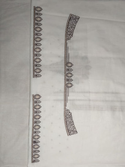 Premium Mughlai Embroidered Kurta Salwar Fabric (unstitched)